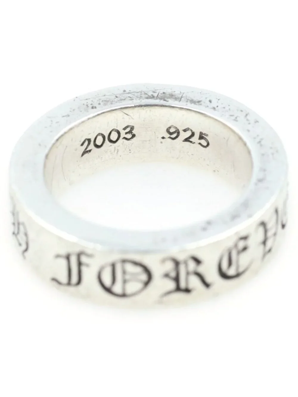 Chrome Hearts Spacer Forever Ring Silver